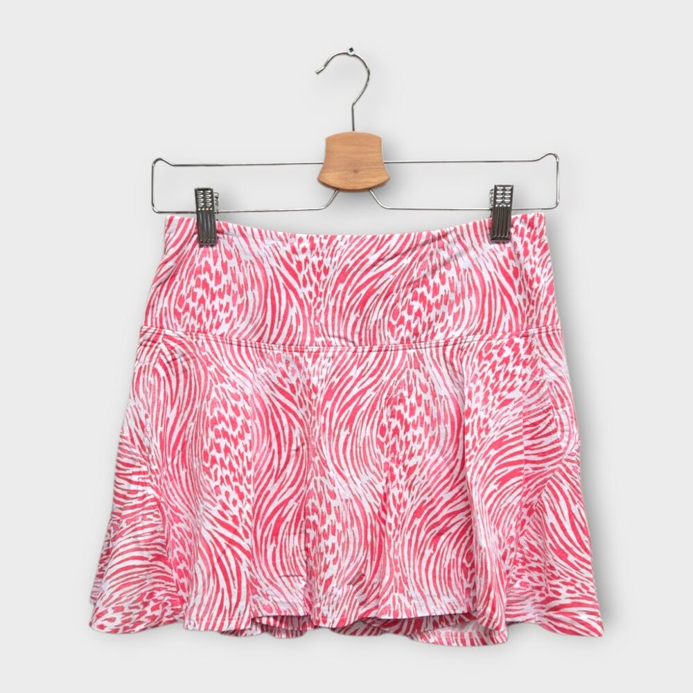 NWOT IBKUL Golf Women's Skort Print (Pink/White) - Small